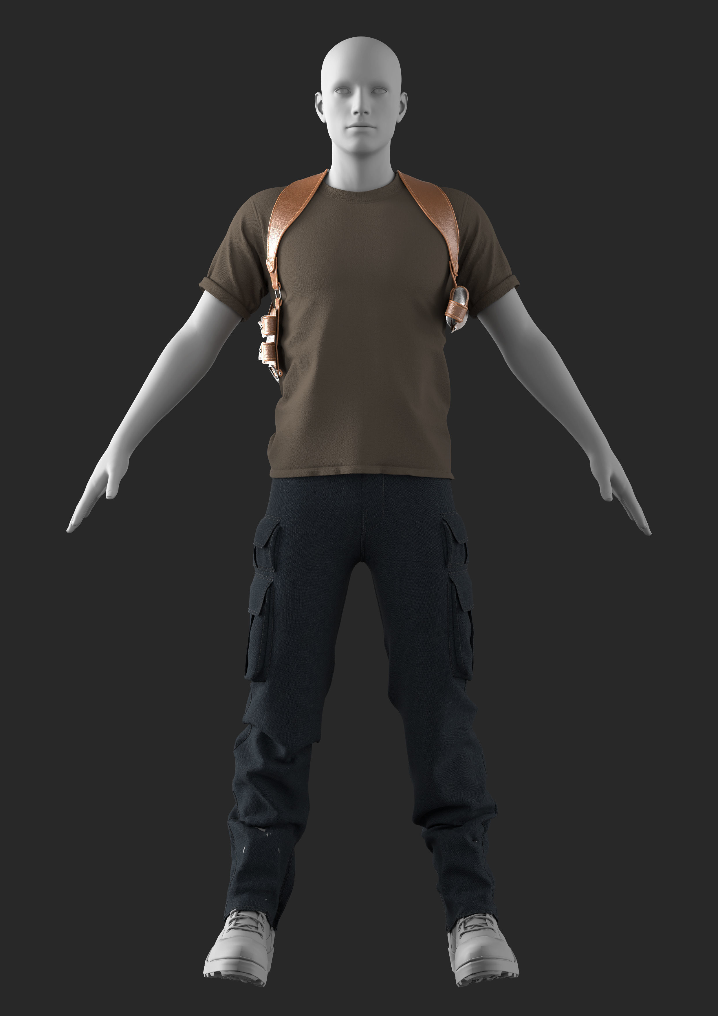 3 in 1 Outfits - Marvelous Designer 3D Model Collection_1