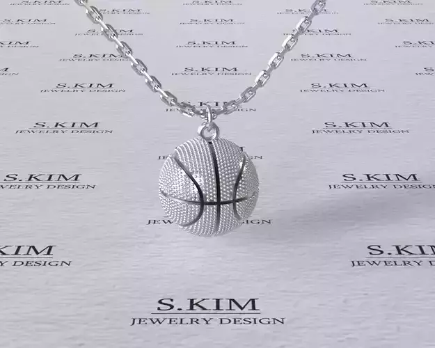Basketball pendant 