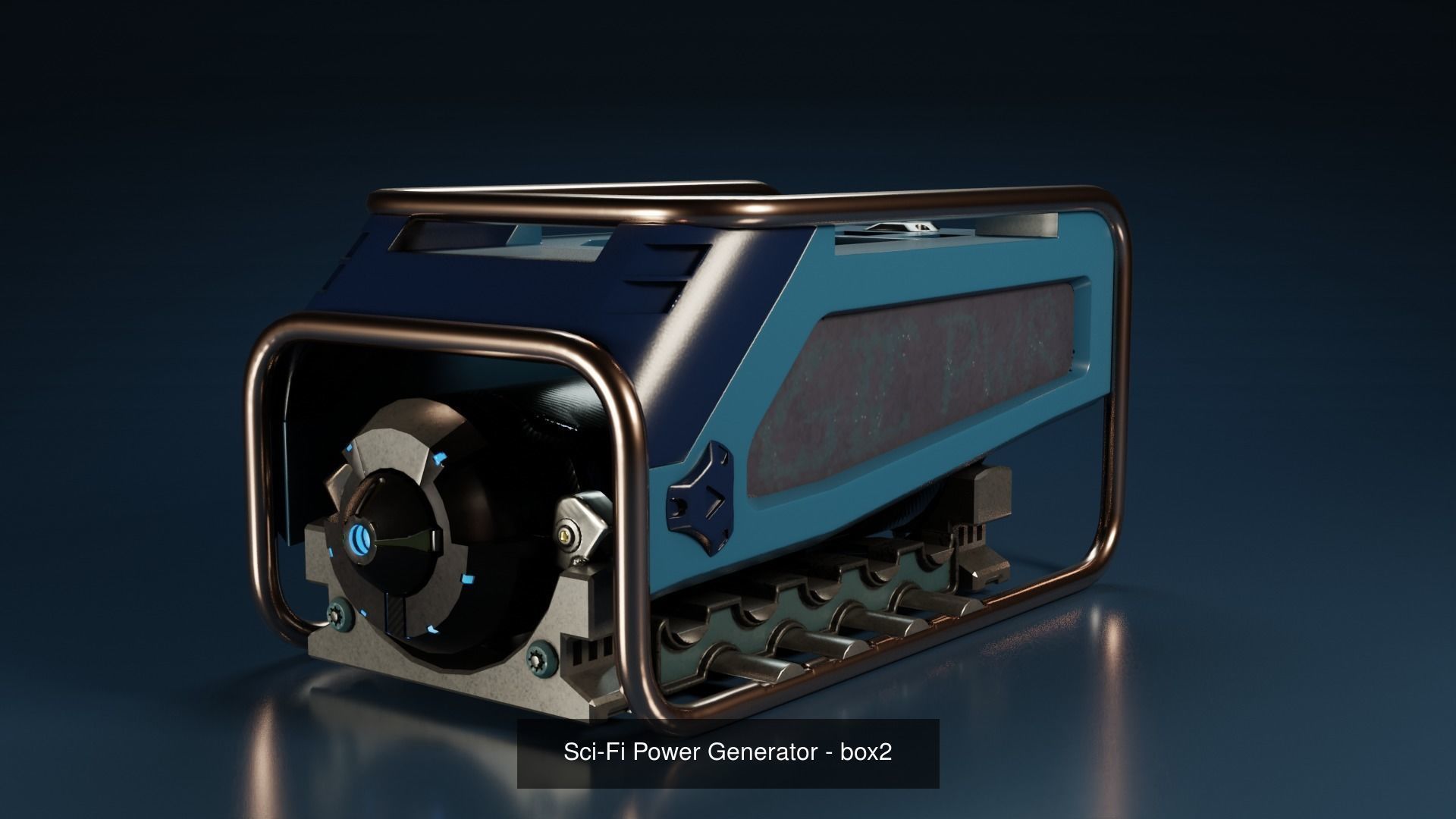 Sci-Fi Hard Surface Props 3D Model Collection_4