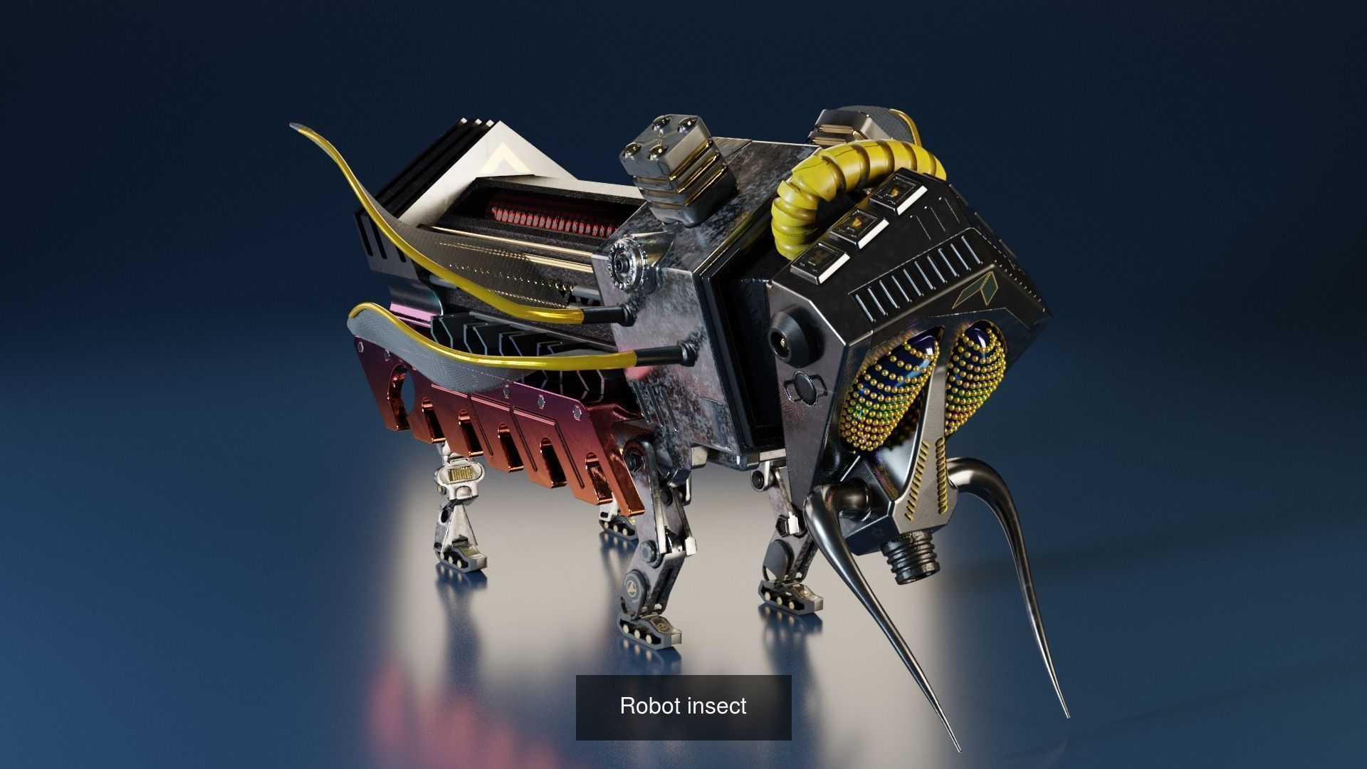 Sci-Fi Hard Surface Props 3D Model Collection_3