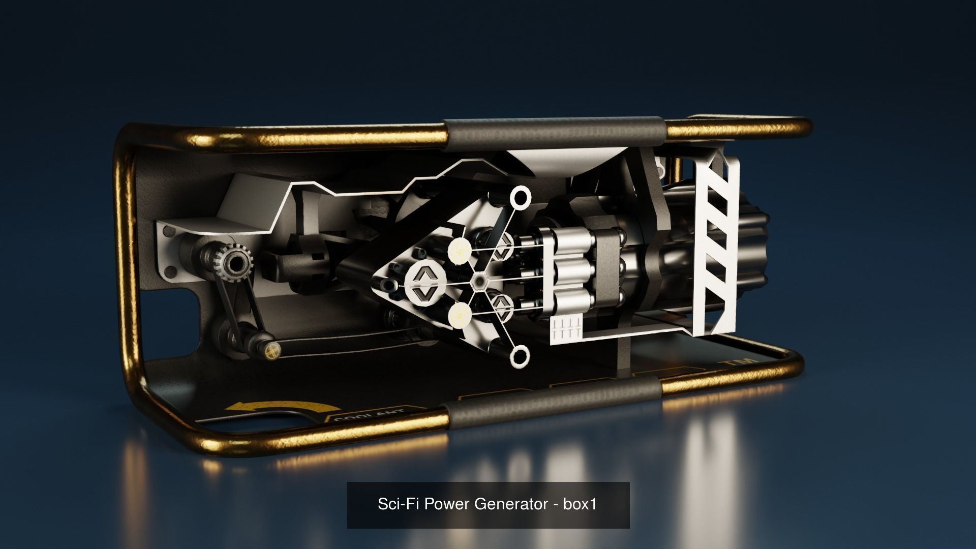 Sci-Fi Hard Surface Props 3D Model Collection_2