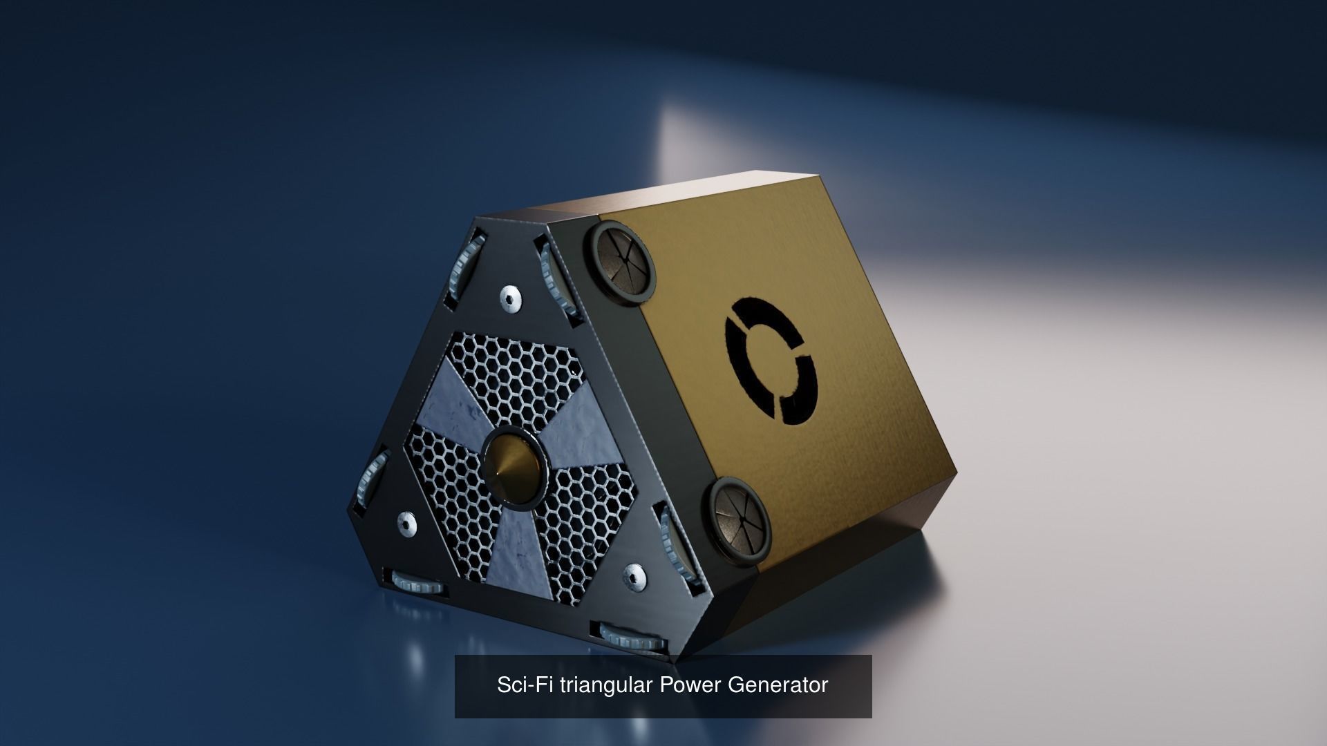 Sci-Fi Hard Surface Props 3D Model Collection_5