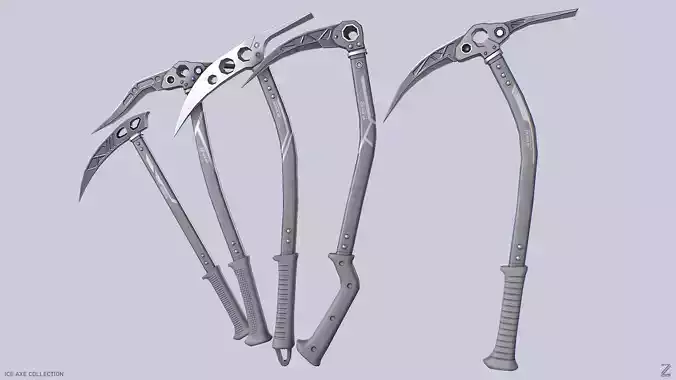 Ice axe collection