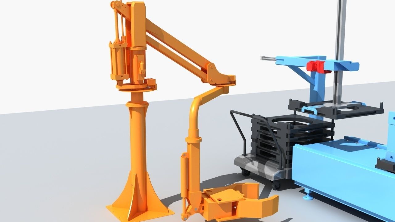 Industrial Equipment 1-Production Line 3D model_8