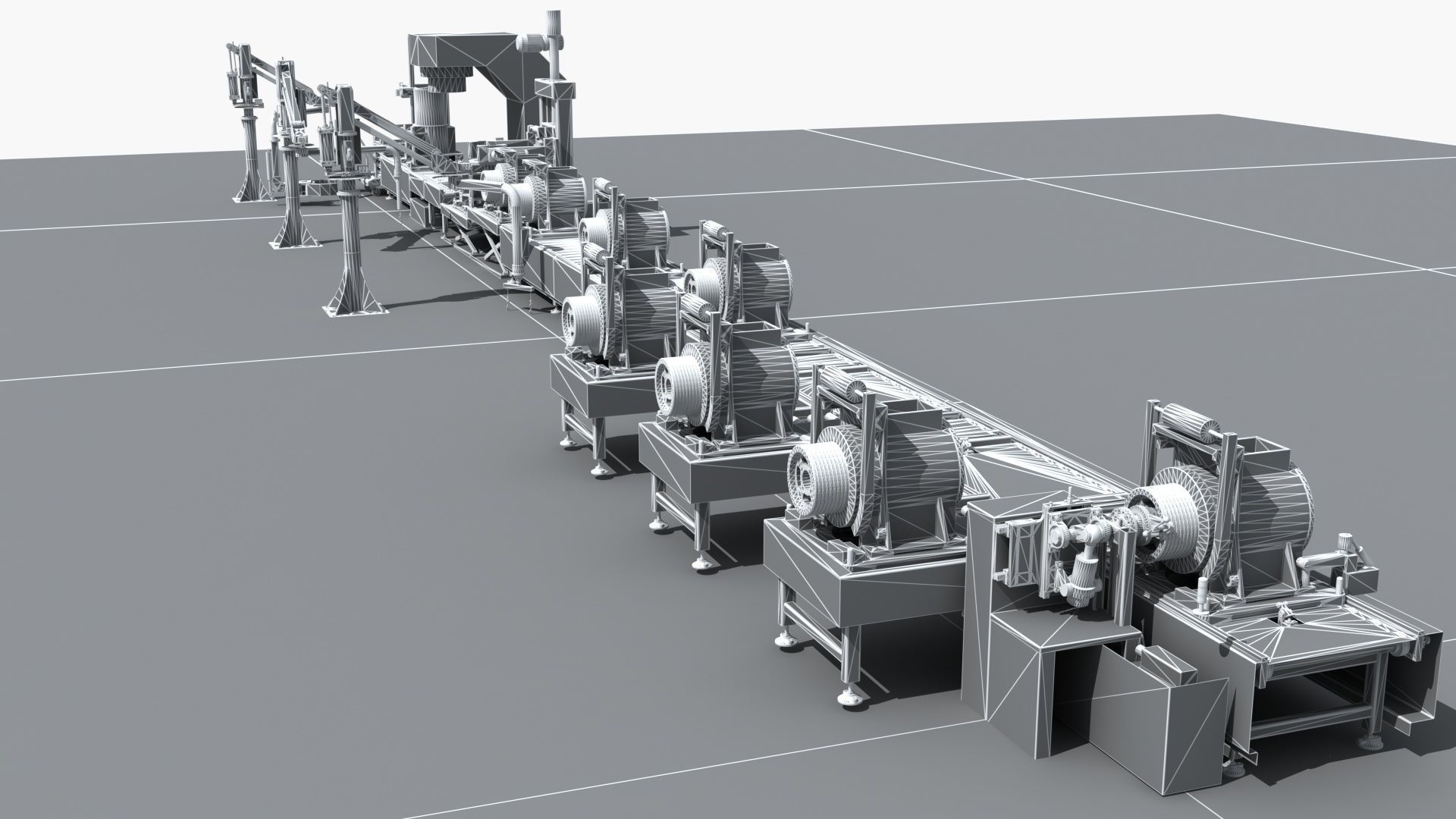 Industrial Equipment 1-Production Line 3D model_17