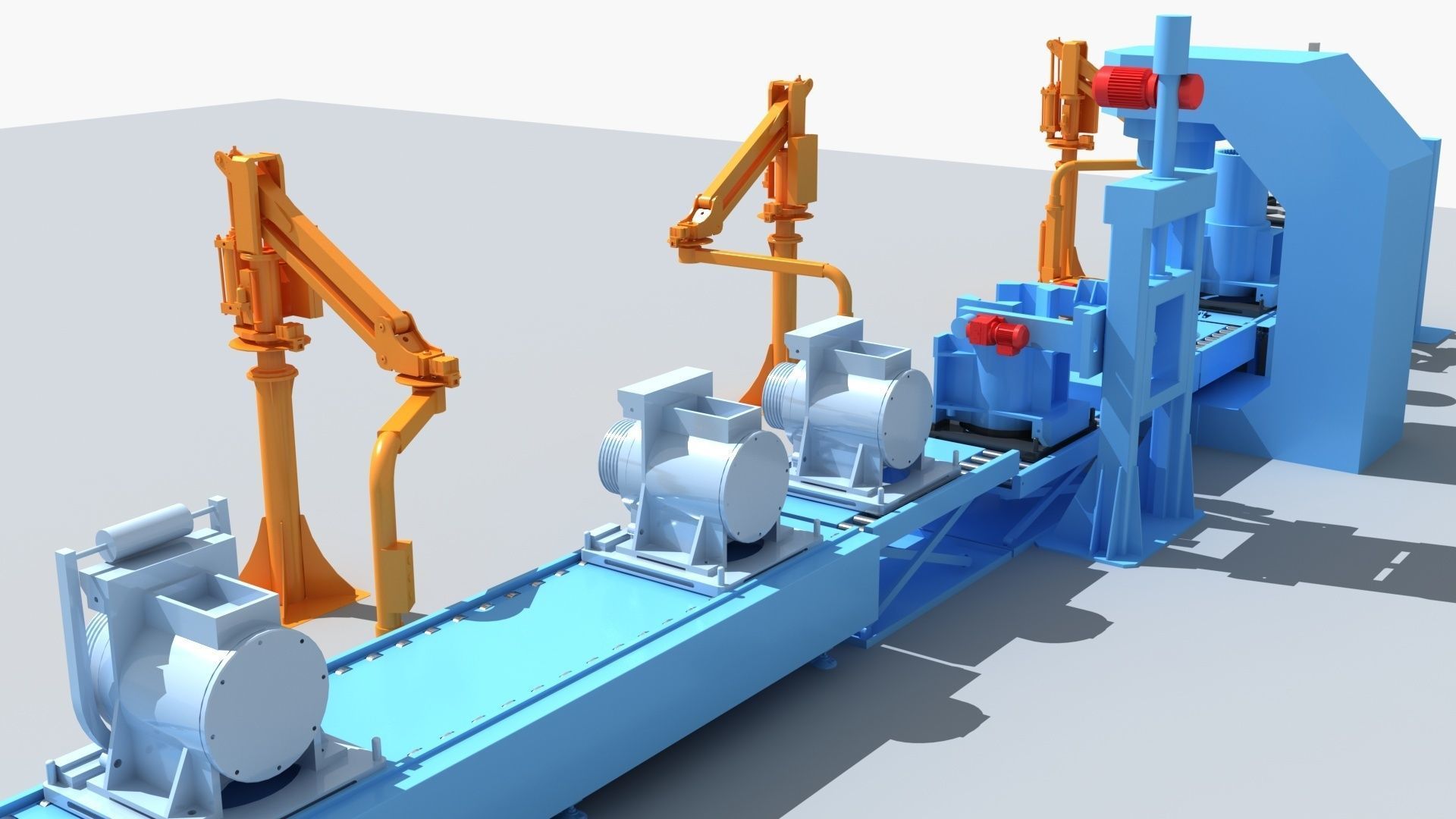 Industrial Equipment 1-Production Line 3D model_6