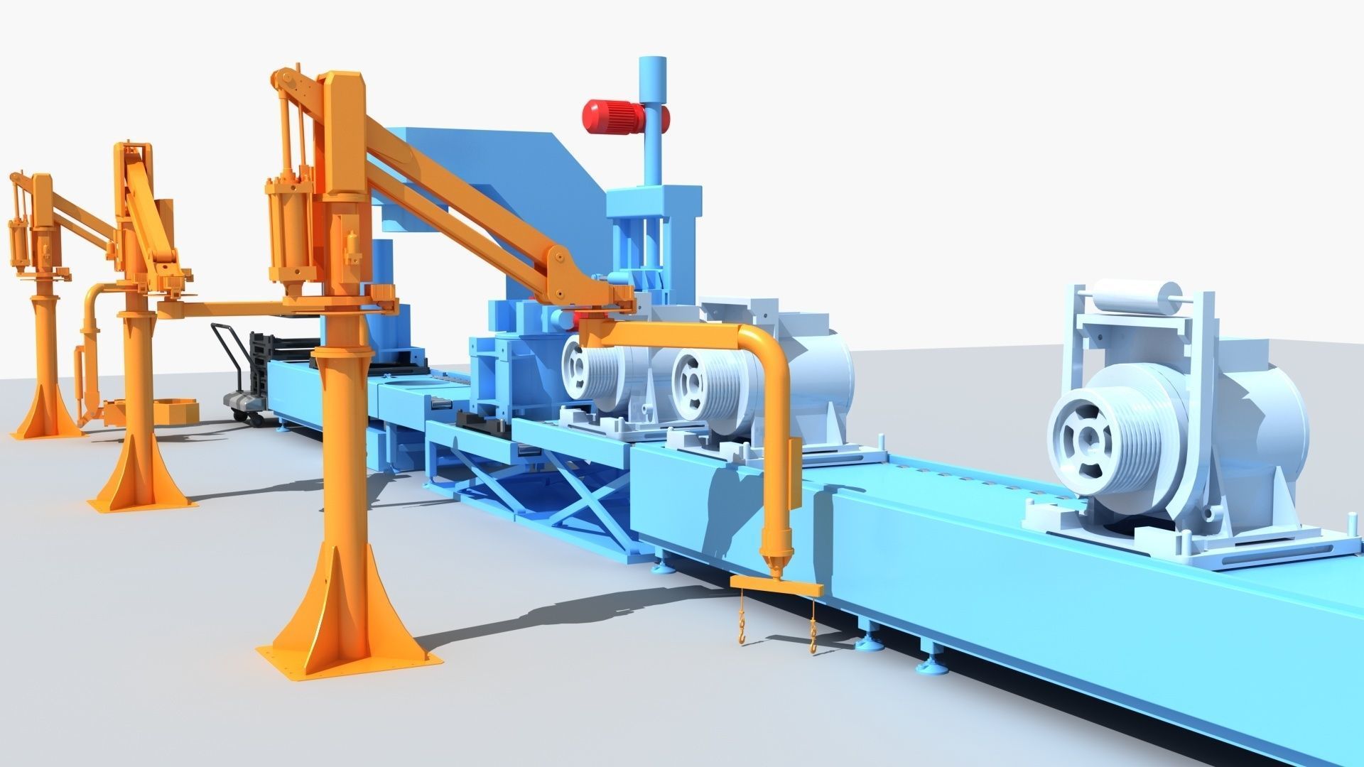 Industrial Equipment 1-Production Line 3D model_5