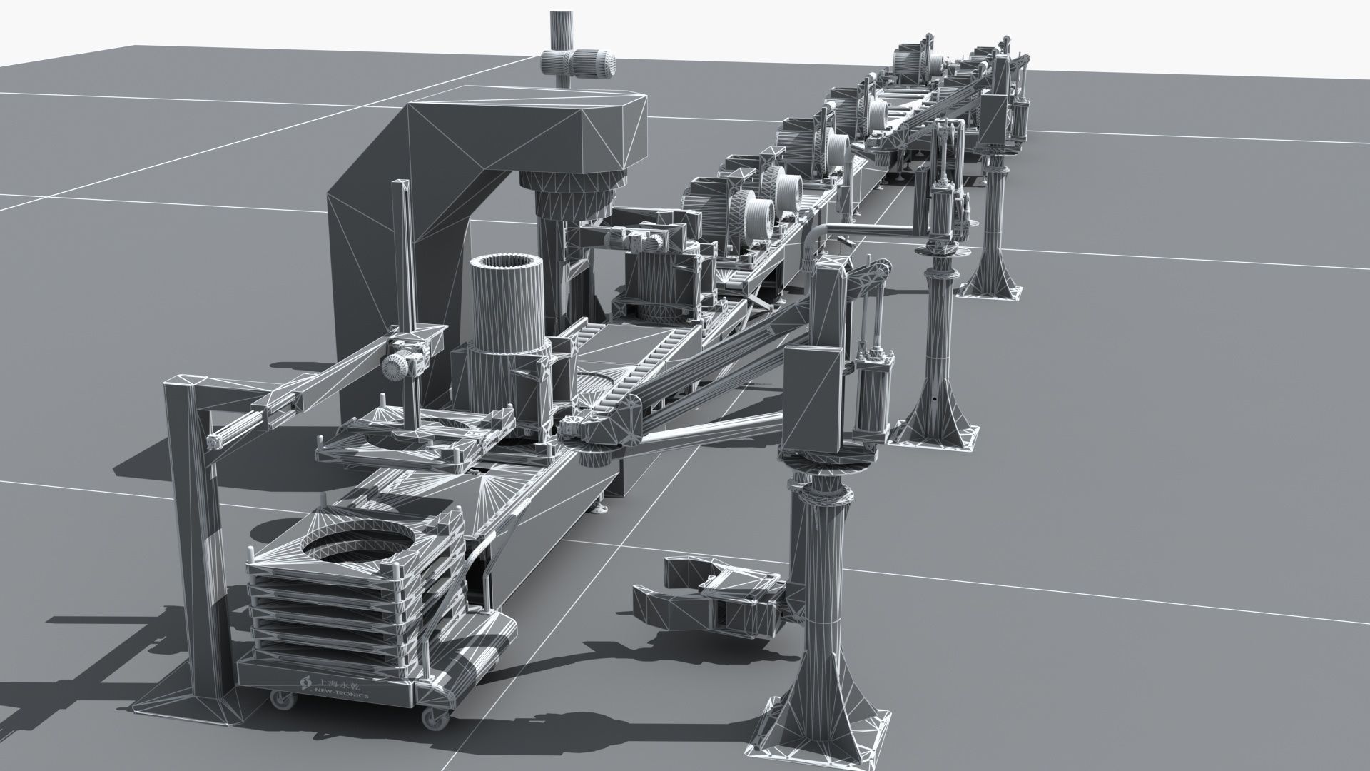 Industrial Equipment 1-Production Line 3D model_15