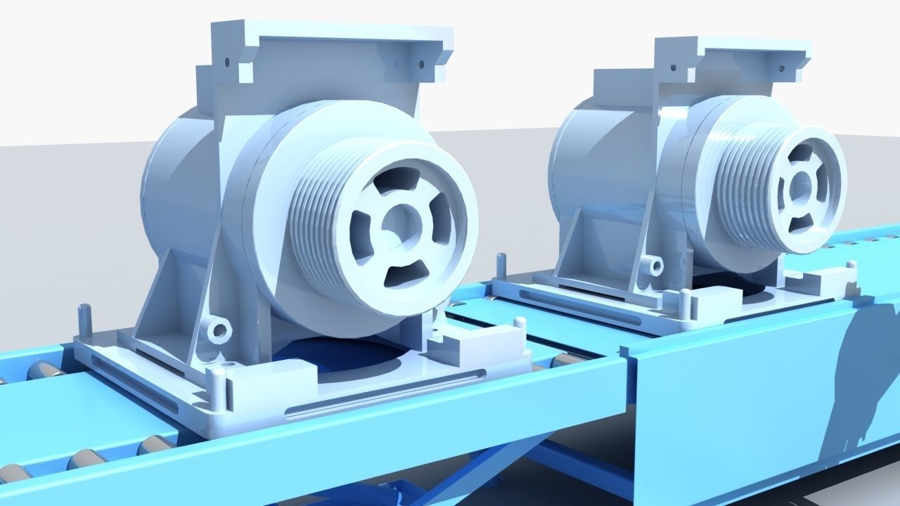 Industrial Equipment 1-Production Line 3D model_12