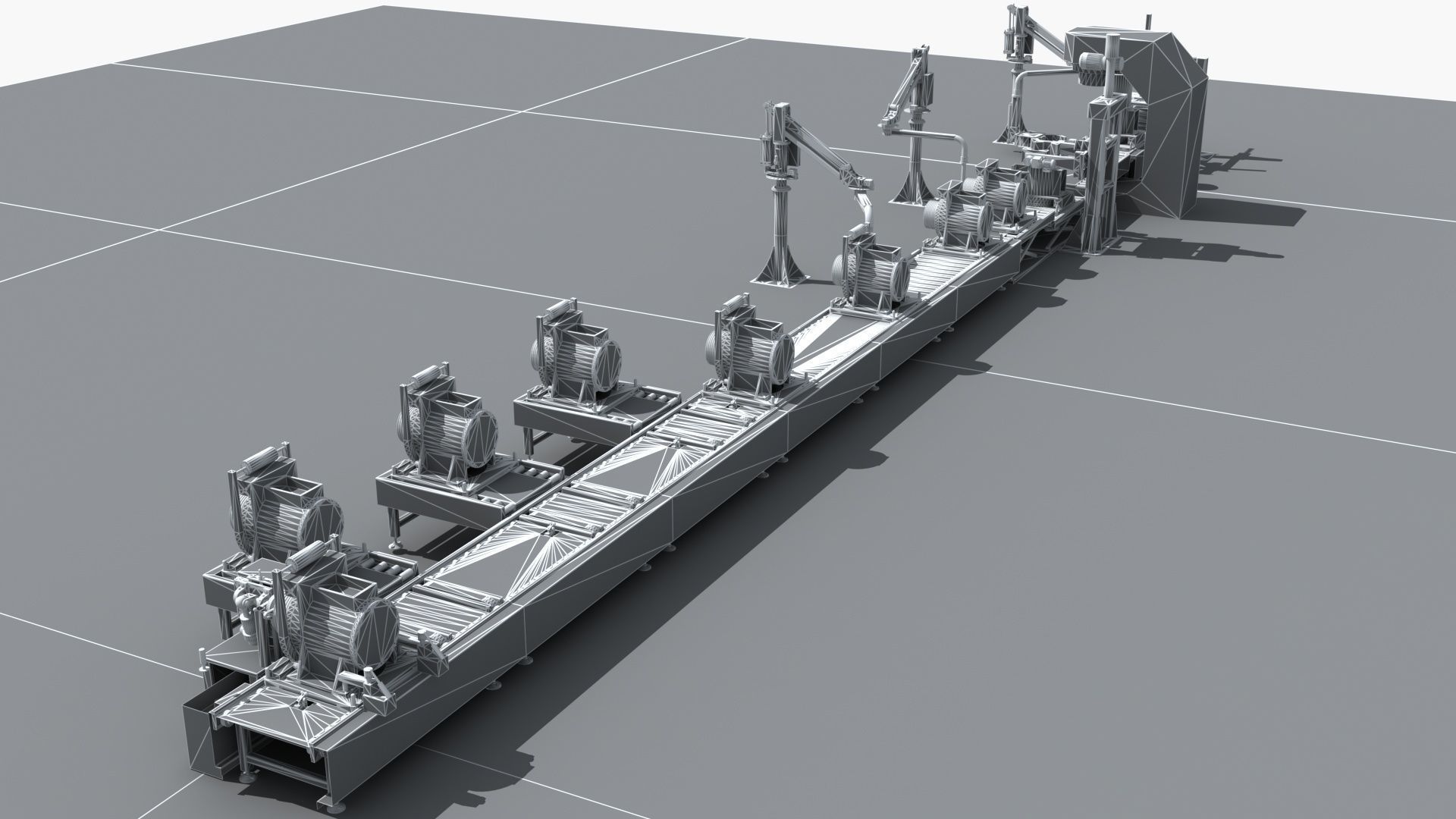 Industrial Equipment 1-Production Line 3D model_16