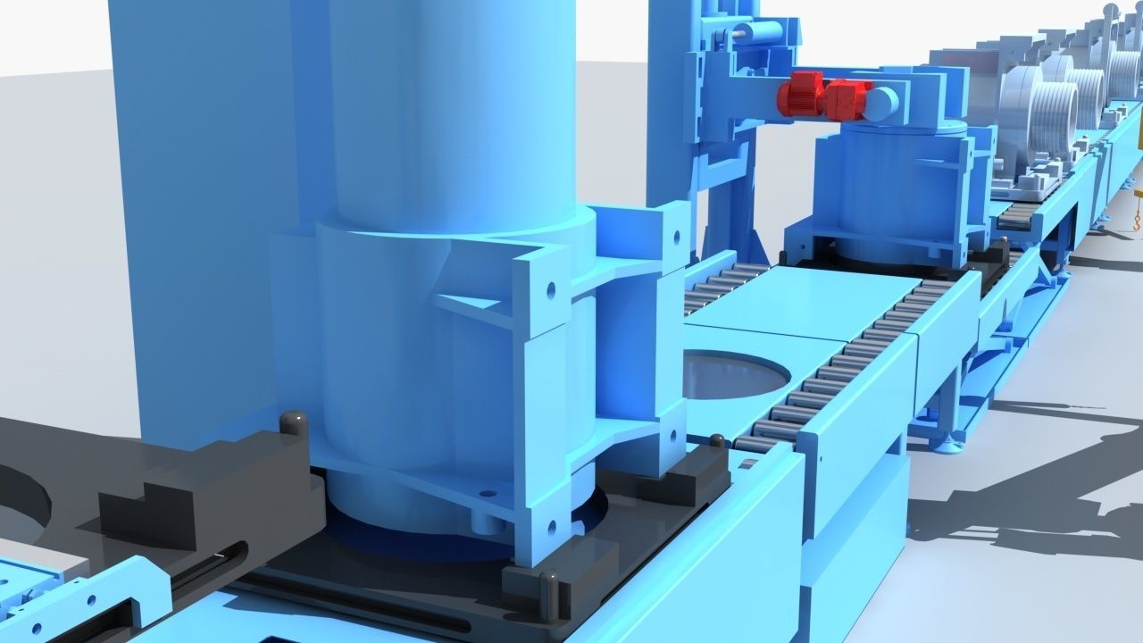Industrial Equipment 1-Production Line 3D model_10