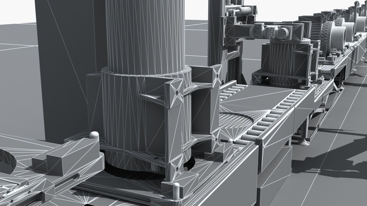 Industrial Equipment 1-Production Line 3D model_22