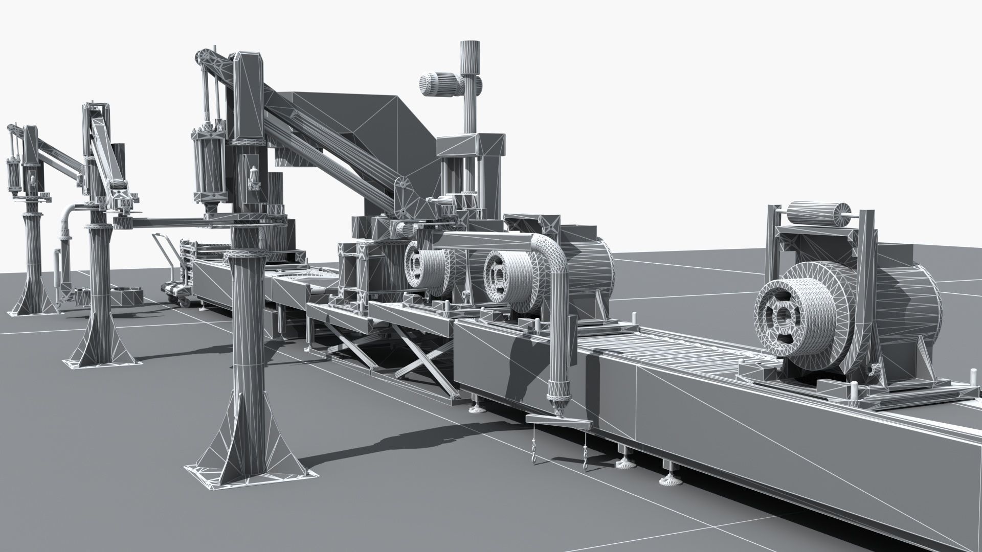 Industrial Equipment 1-Production Line 3D model_18