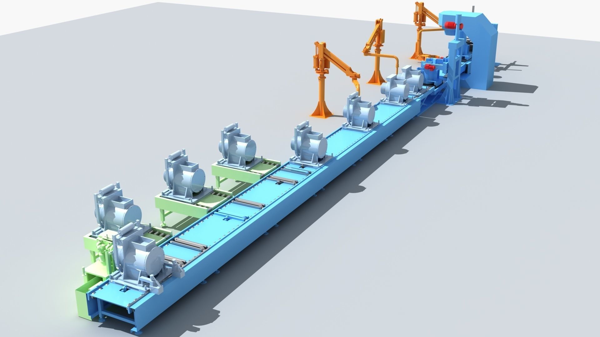 Industrial Equipment 1-Production Line 3D model_3