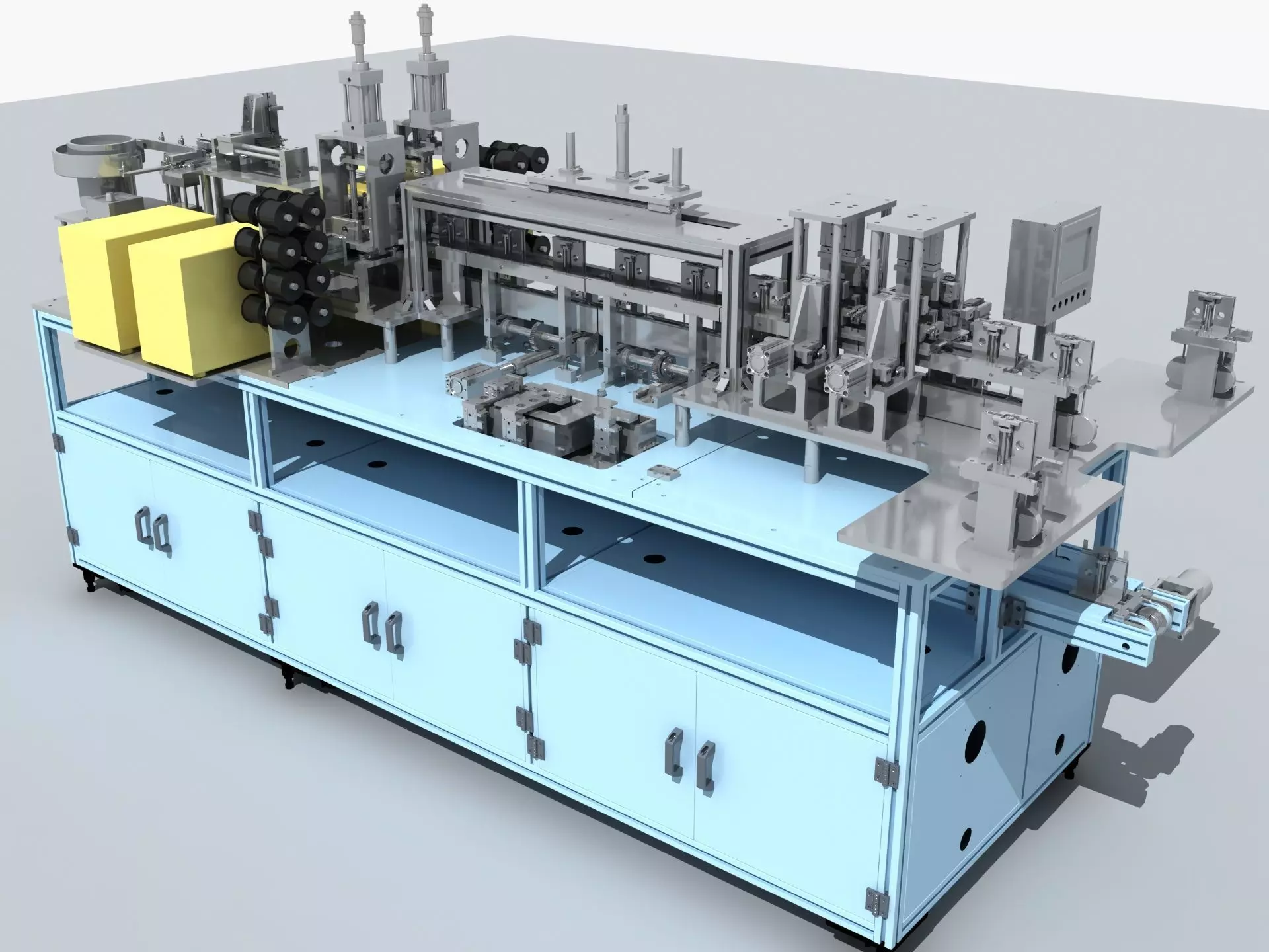 Industrial Equipment 2-Processing Assembly Line 3D model_0