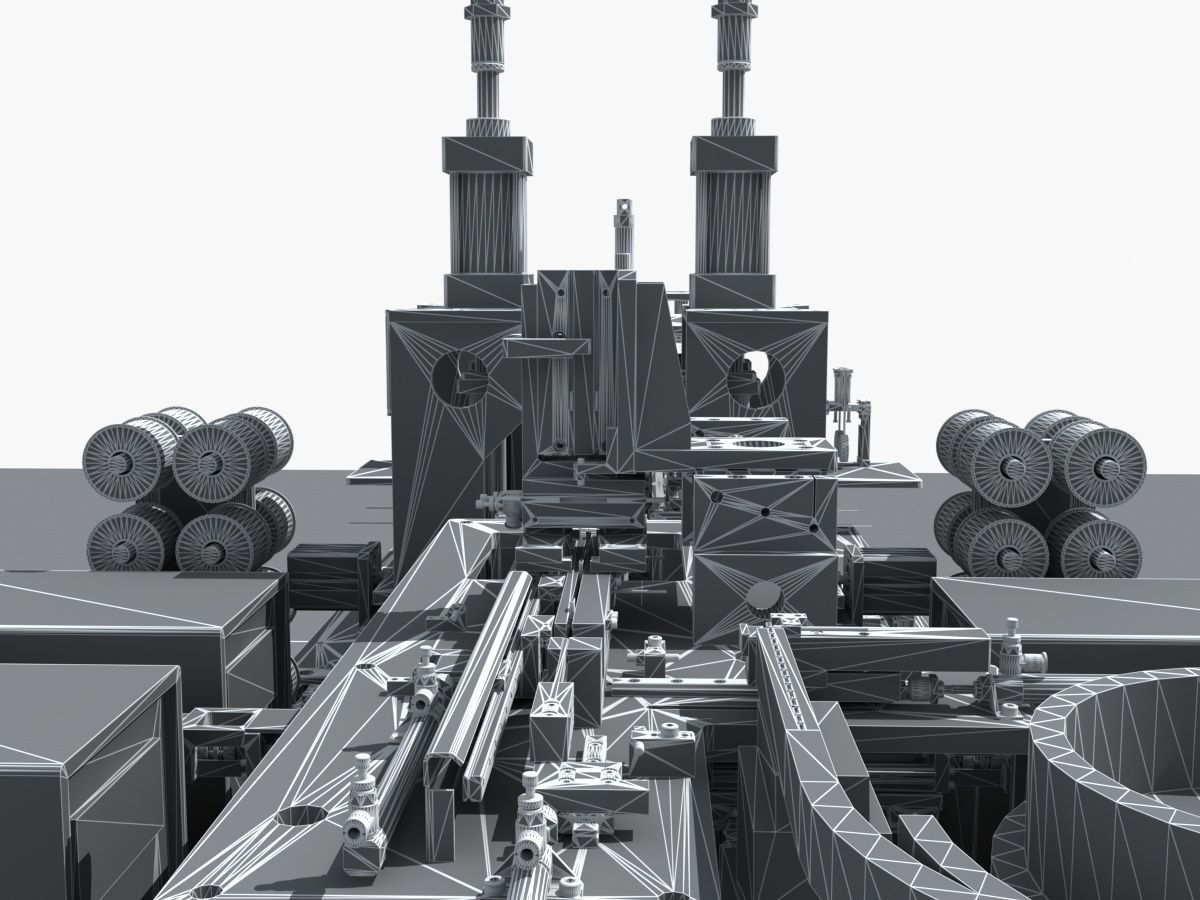 Industrial Equipment 2-Processing Assembly Line 3D model_23