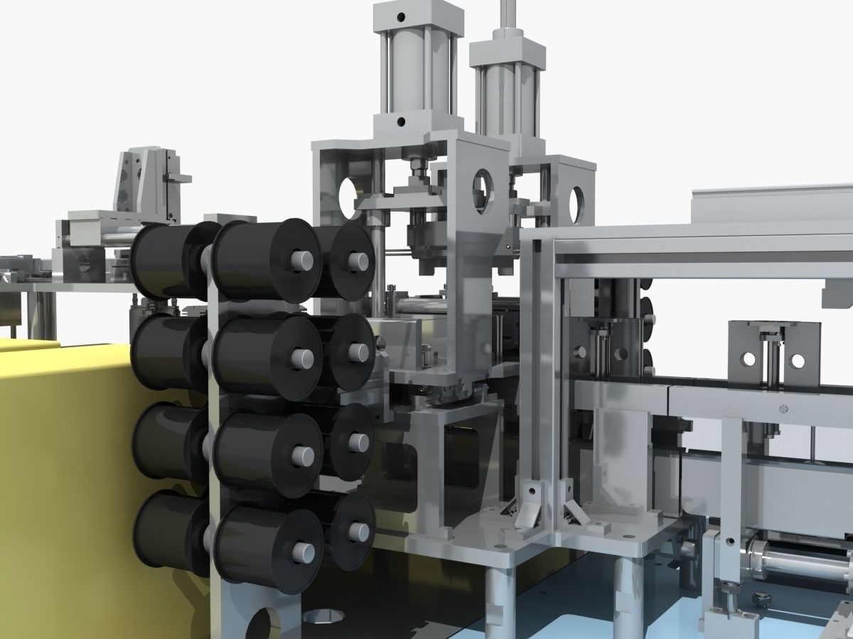 Industrial Equipment 2-Processing Assembly Line 3D model_10