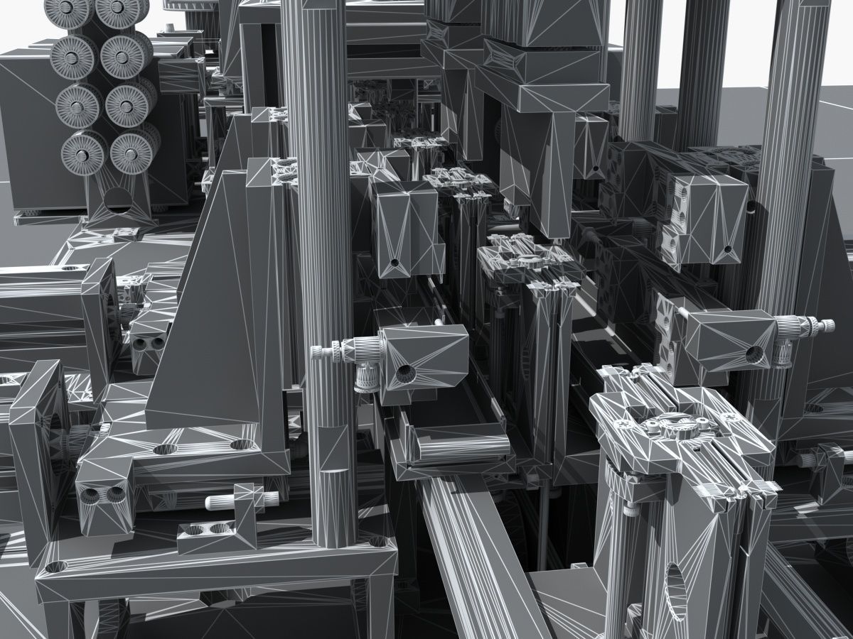 Industrial Equipment 2-Processing Assembly Line 3D model_27