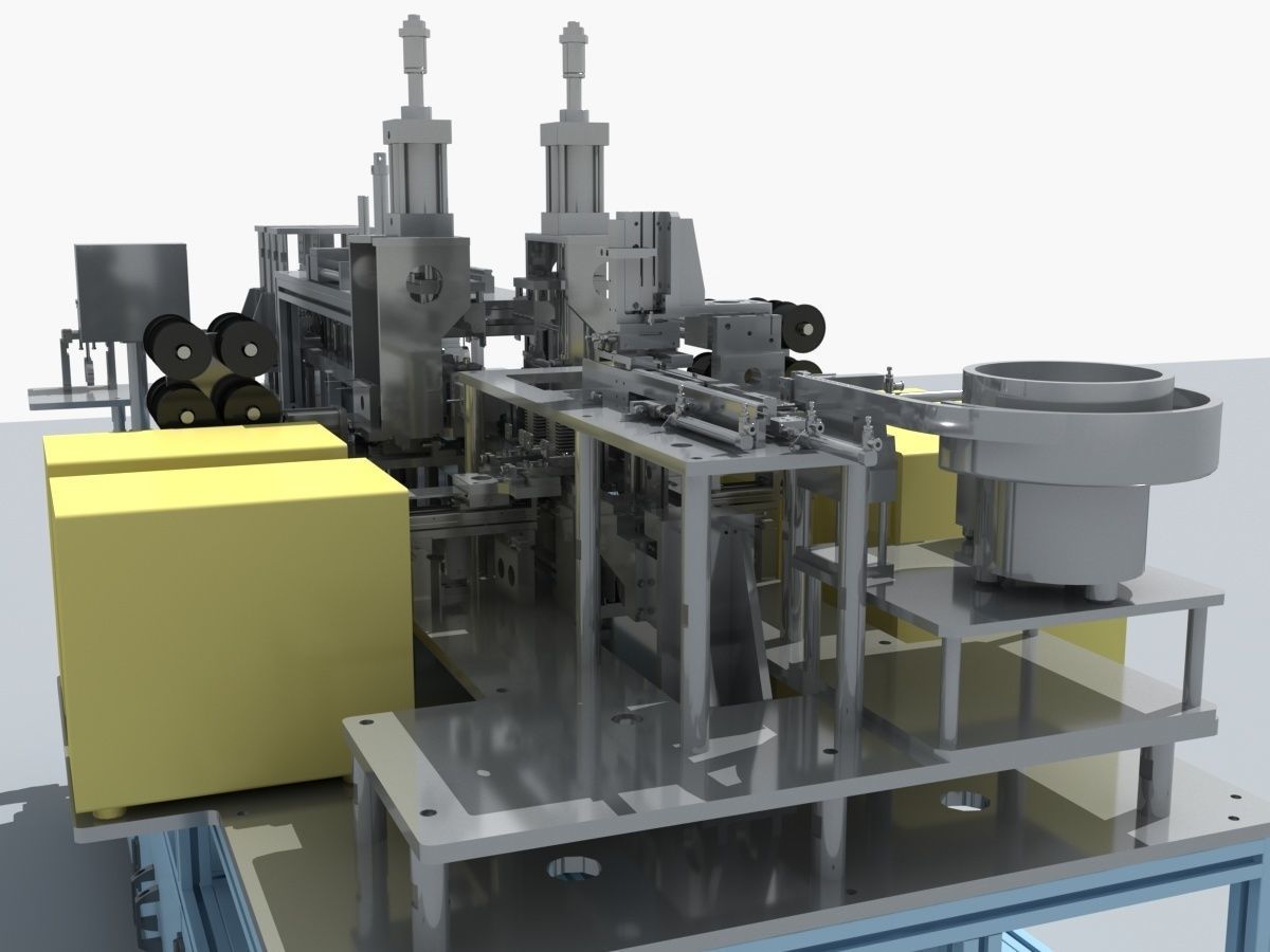 Industrial Equipment 2-Processing Assembly Line 3D model_6