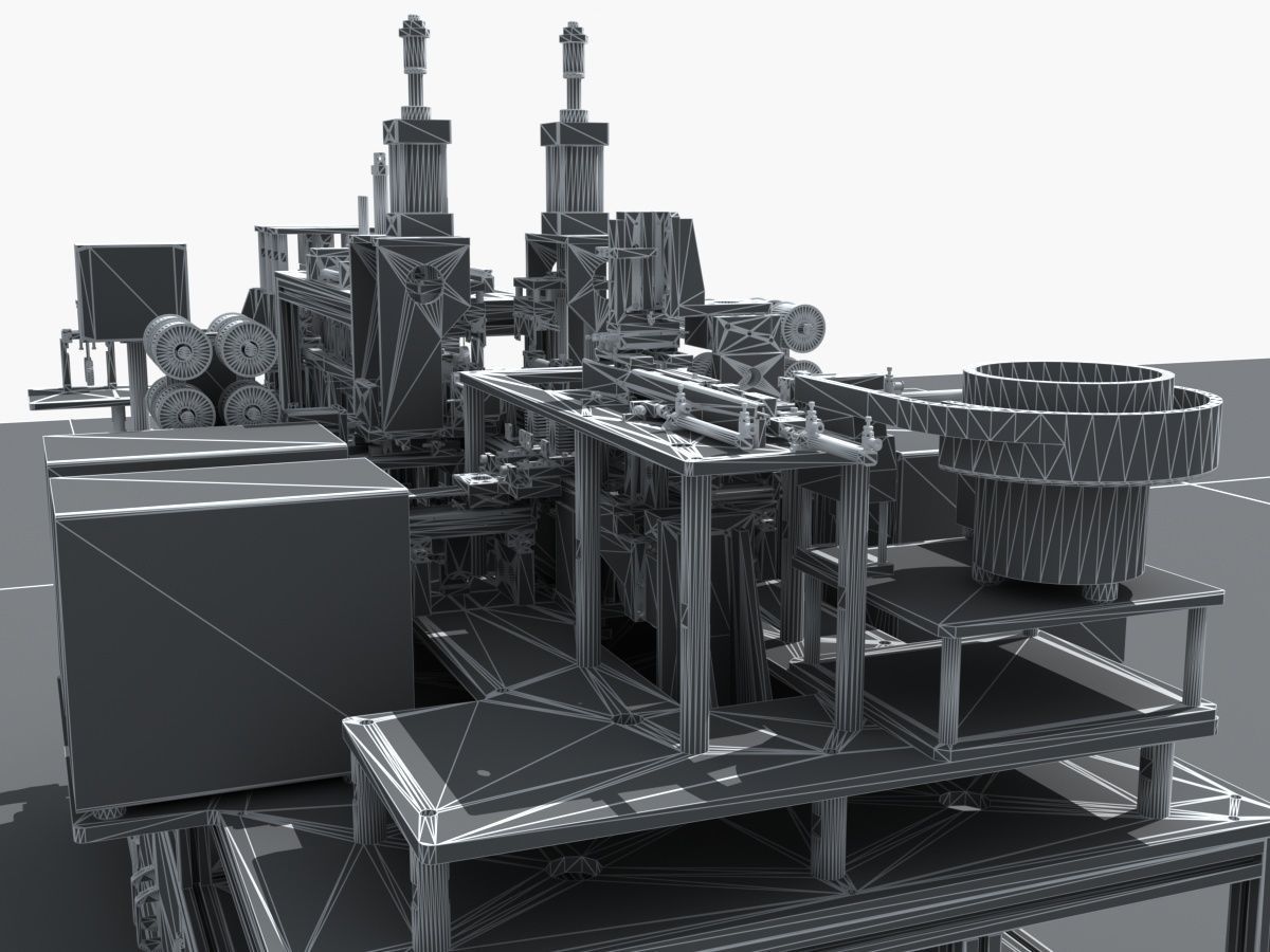 Industrial Equipment 2-Processing Assembly Line 3D model_20