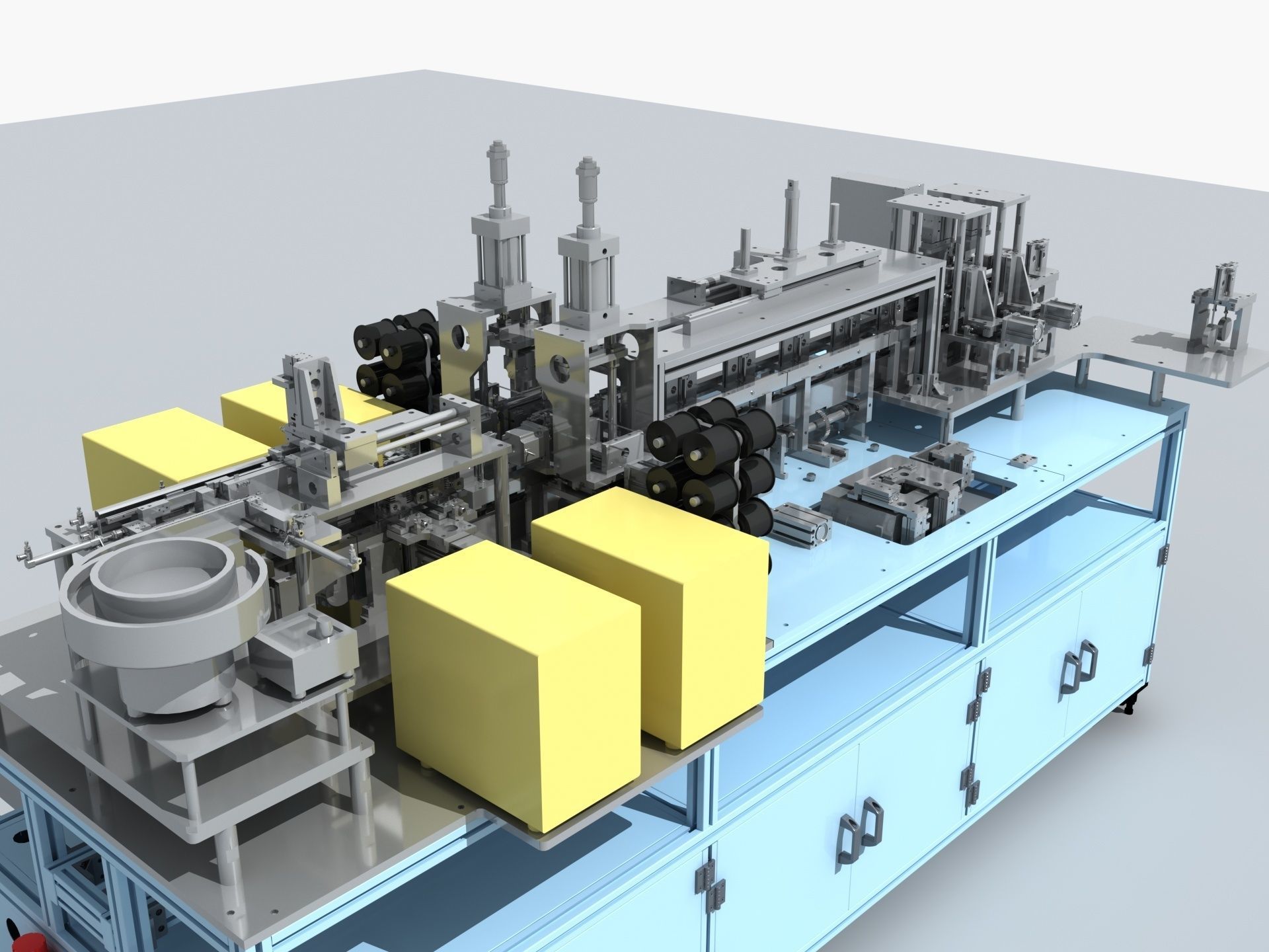 Industrial Equipment 2-Processing Assembly Line 3D model_5