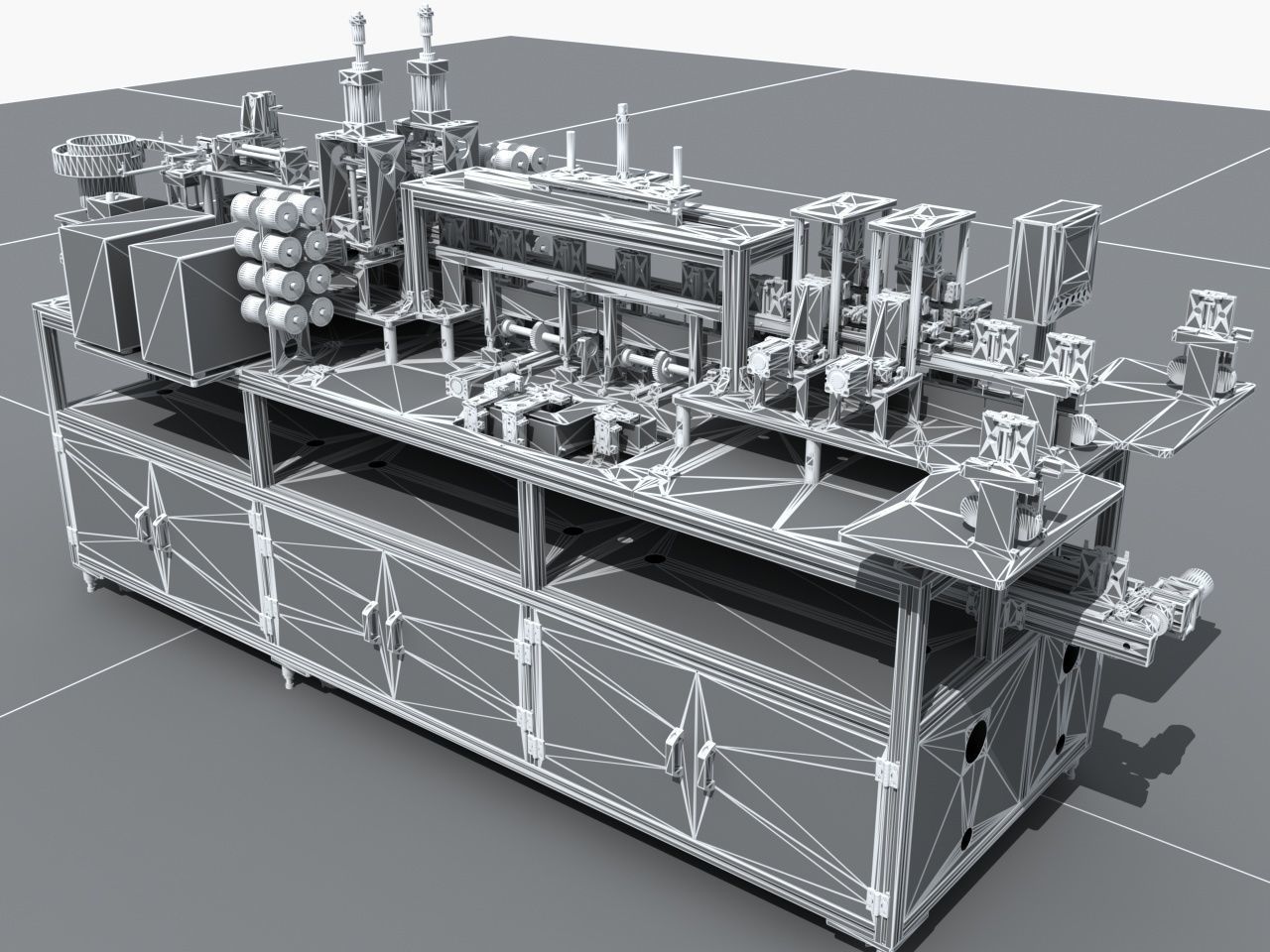 Industrial Equipment 2-Processing Assembly Line 3D model_17
