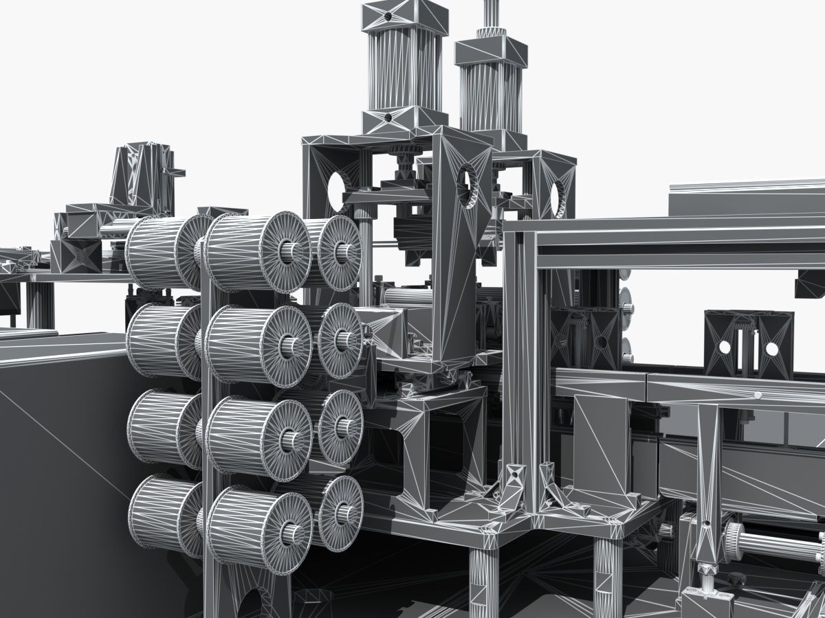 Industrial Equipment 2-Processing Assembly Line 3D model_24