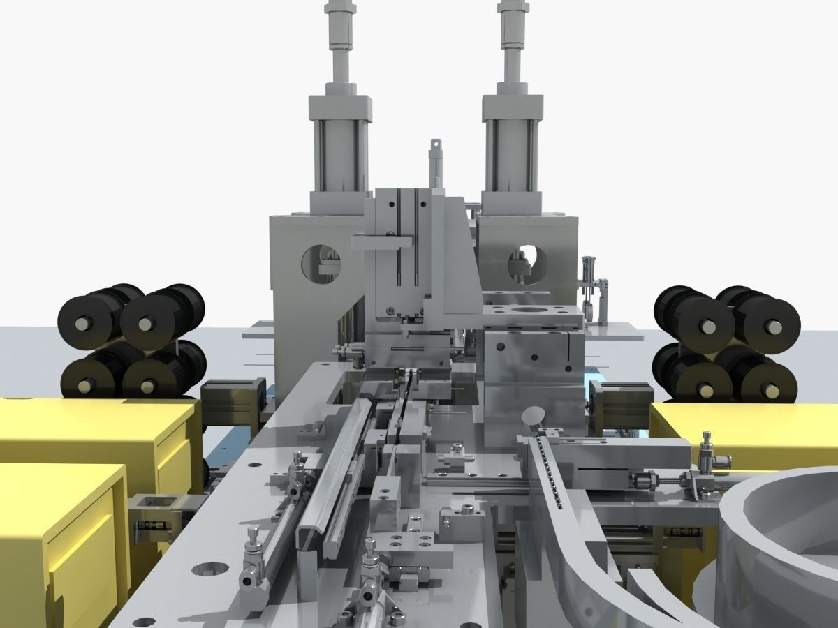 Industrial Equipment 2-Processing Assembly Line 3D model_11