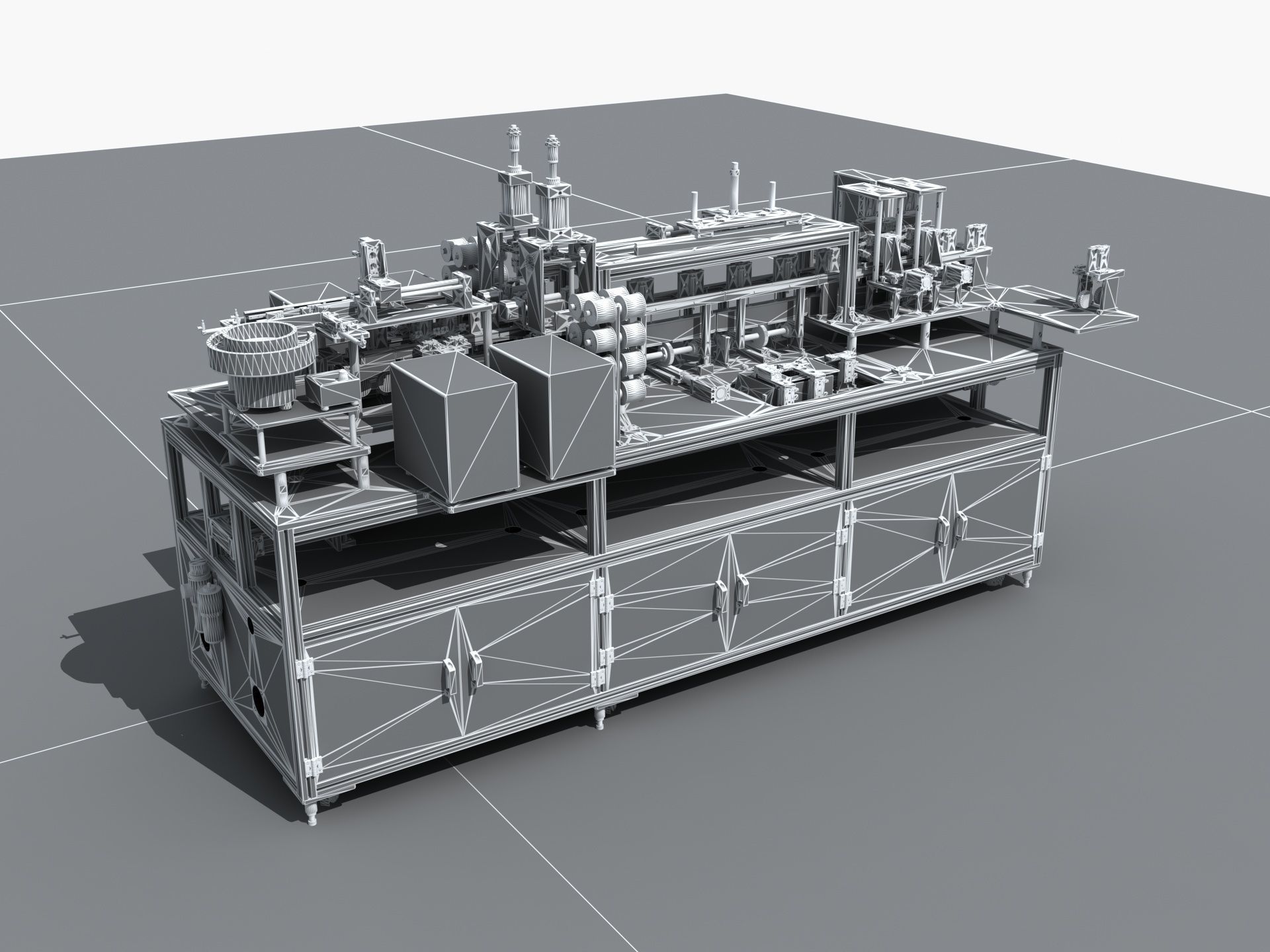 Industrial Equipment 2-Processing Assembly Line 3D model_16