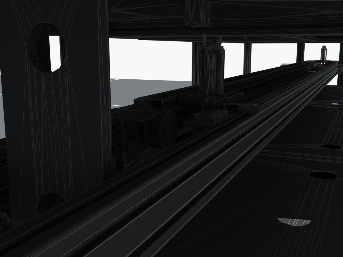 Industrial Equipment 2-Processing Assembly Line 3D model_26