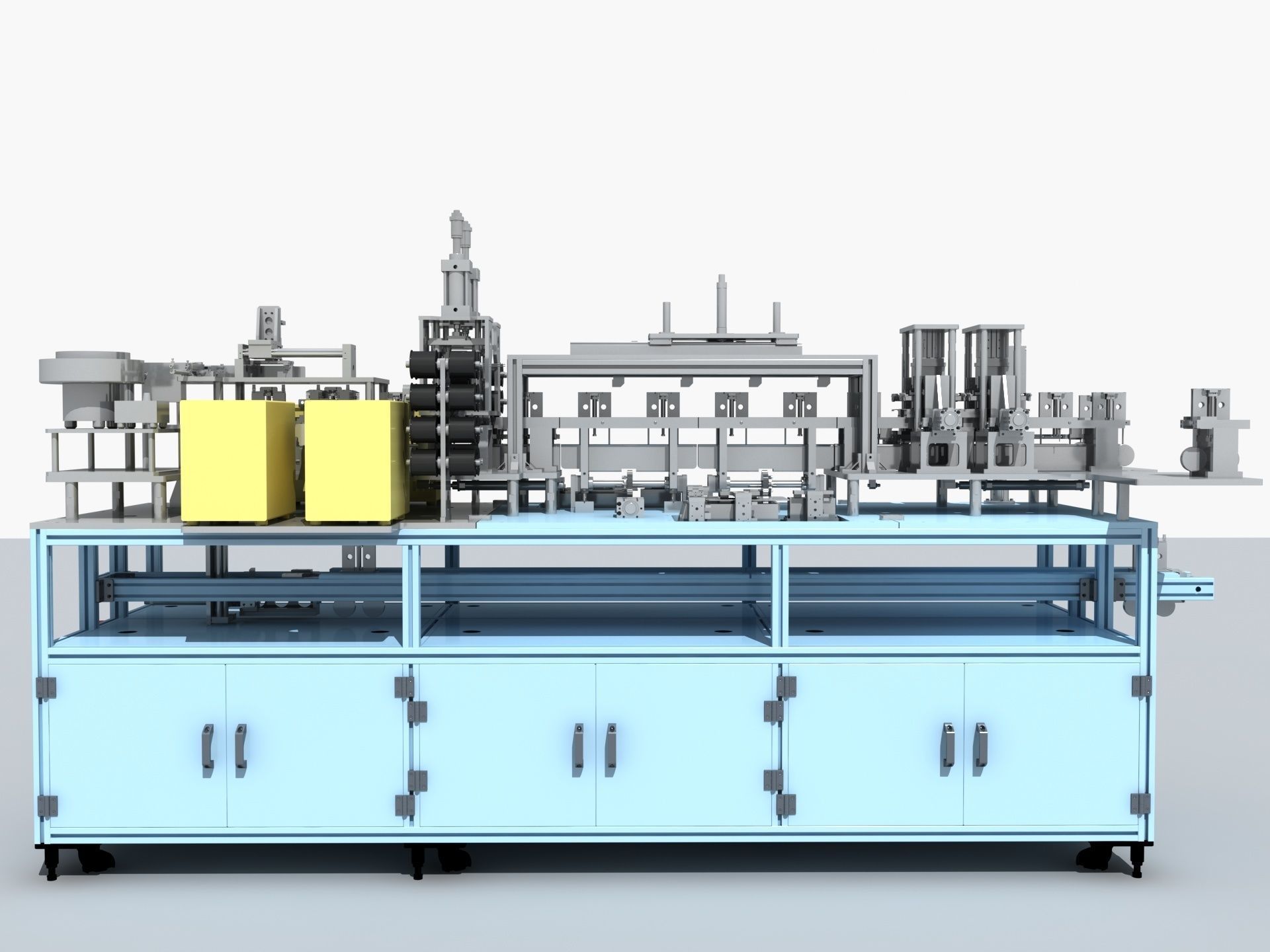 Industrial Equipment 2-Processing Assembly Line 3D model_4
