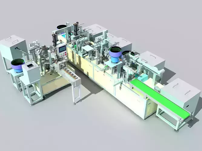 Industrial Equipment 3-Motor Automatic Assembly Production 