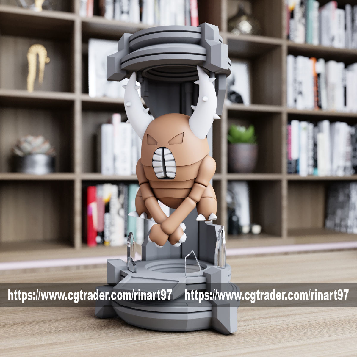 Pinsir in the lab from pokemon 3D print model_5