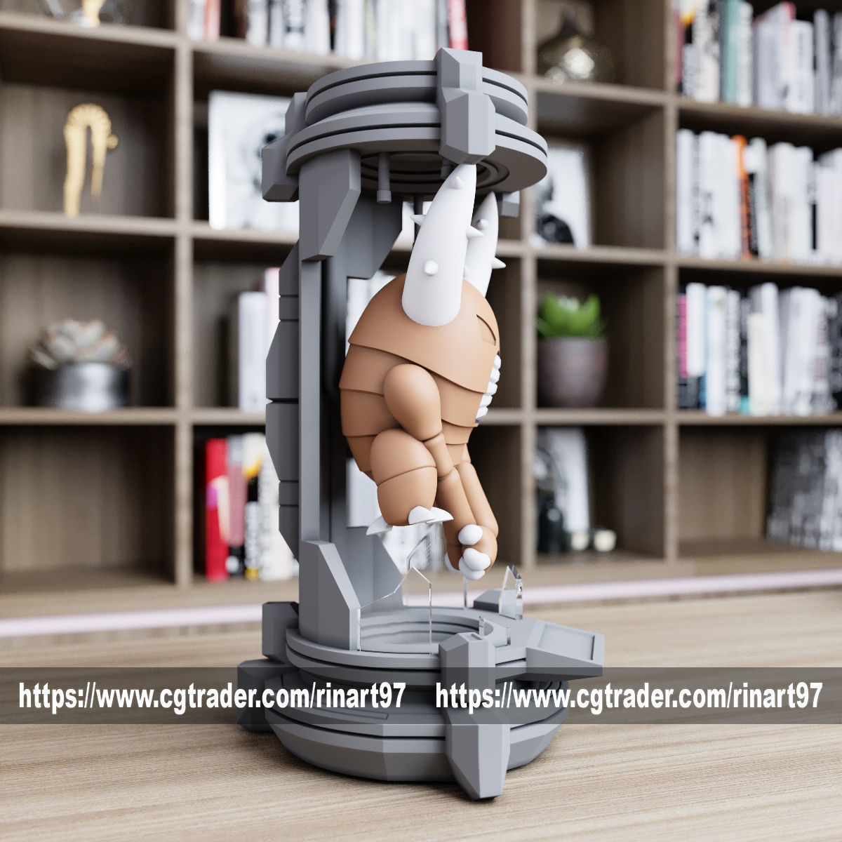 Pinsir in the lab from pokemon 3D print model_3