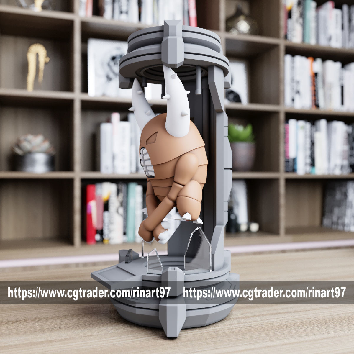 Pinsir in the lab from pokemon 3D print model_7