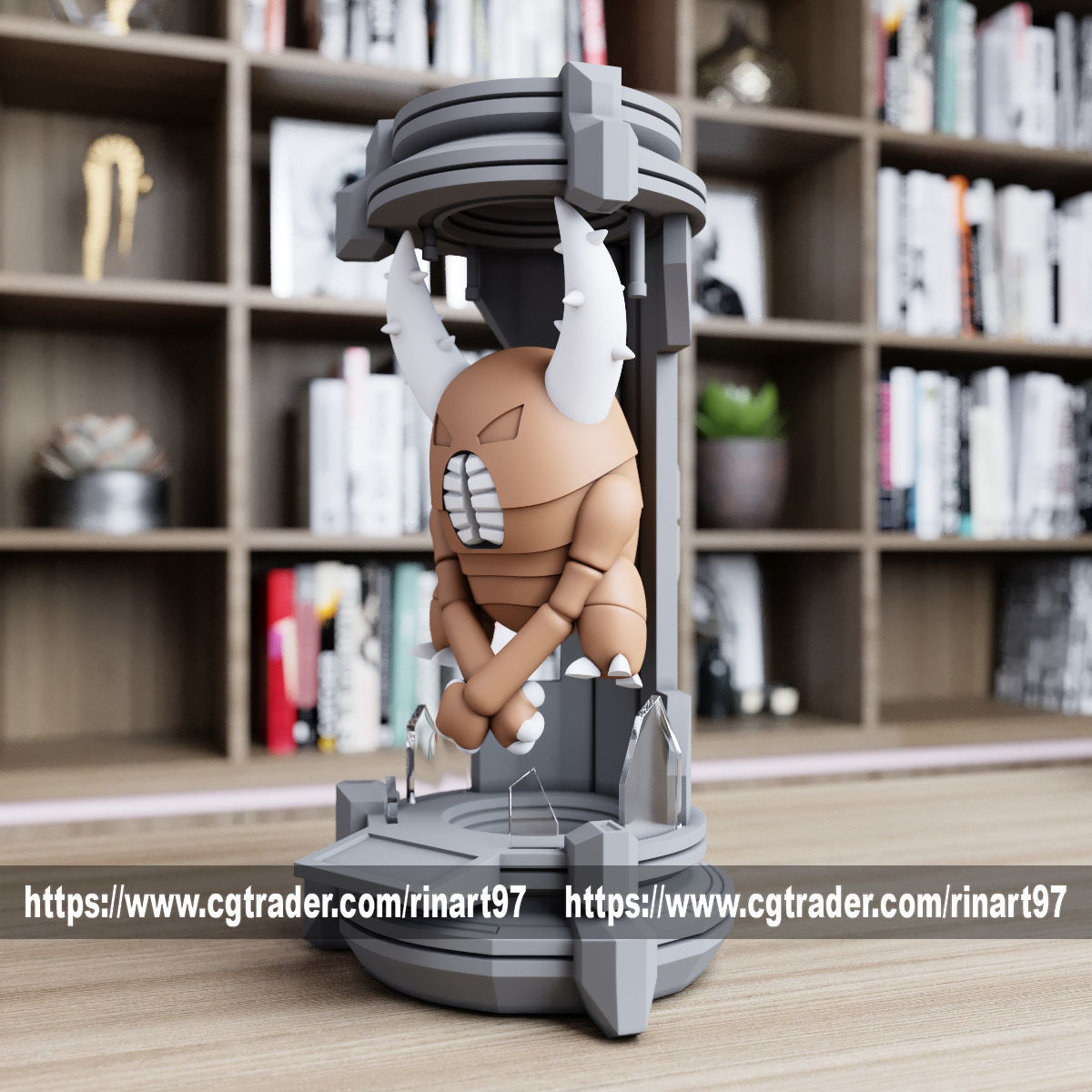 Pinsir in the lab from pokemon 3D print model_6