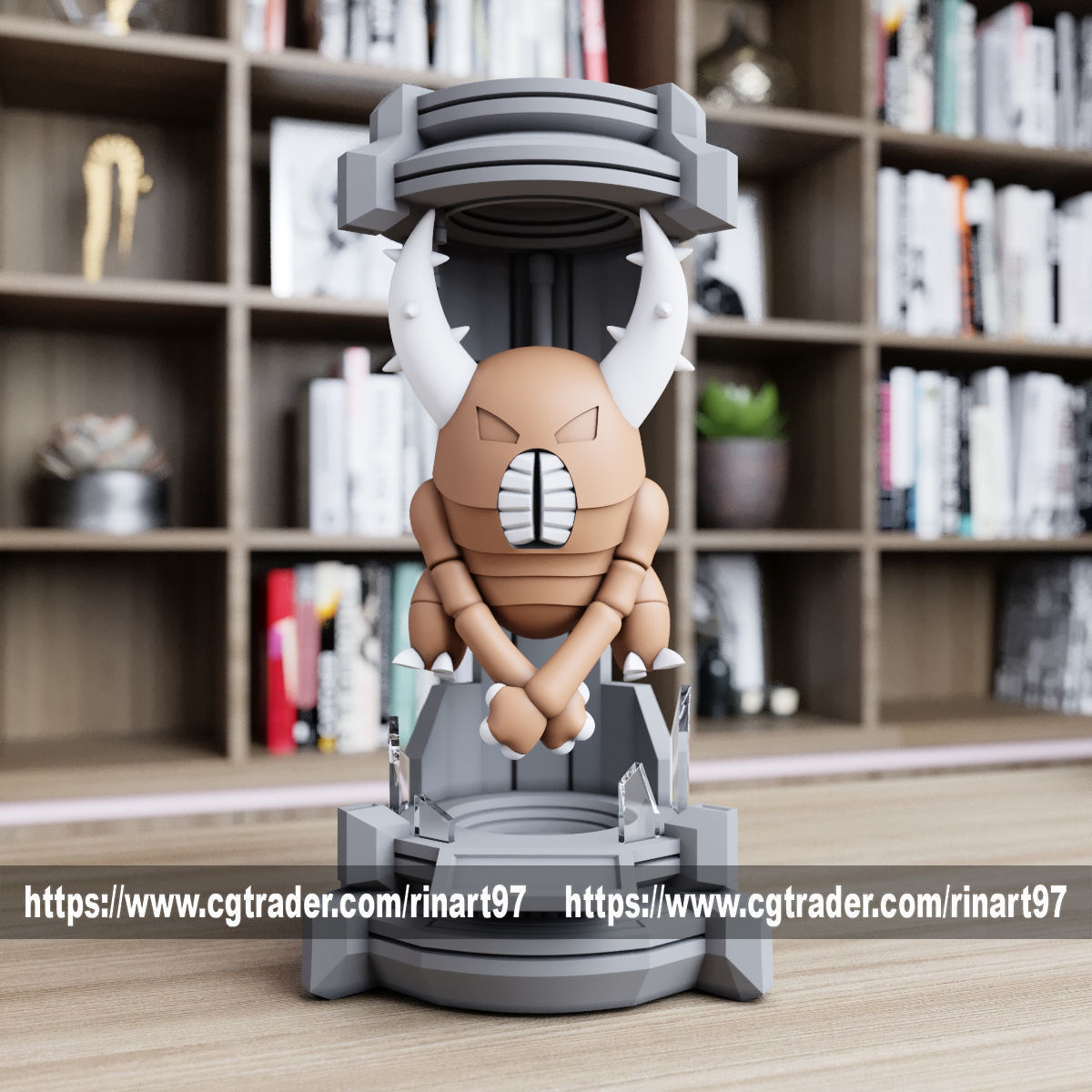 Pinsir in the lab from pokemon 3D print model_4