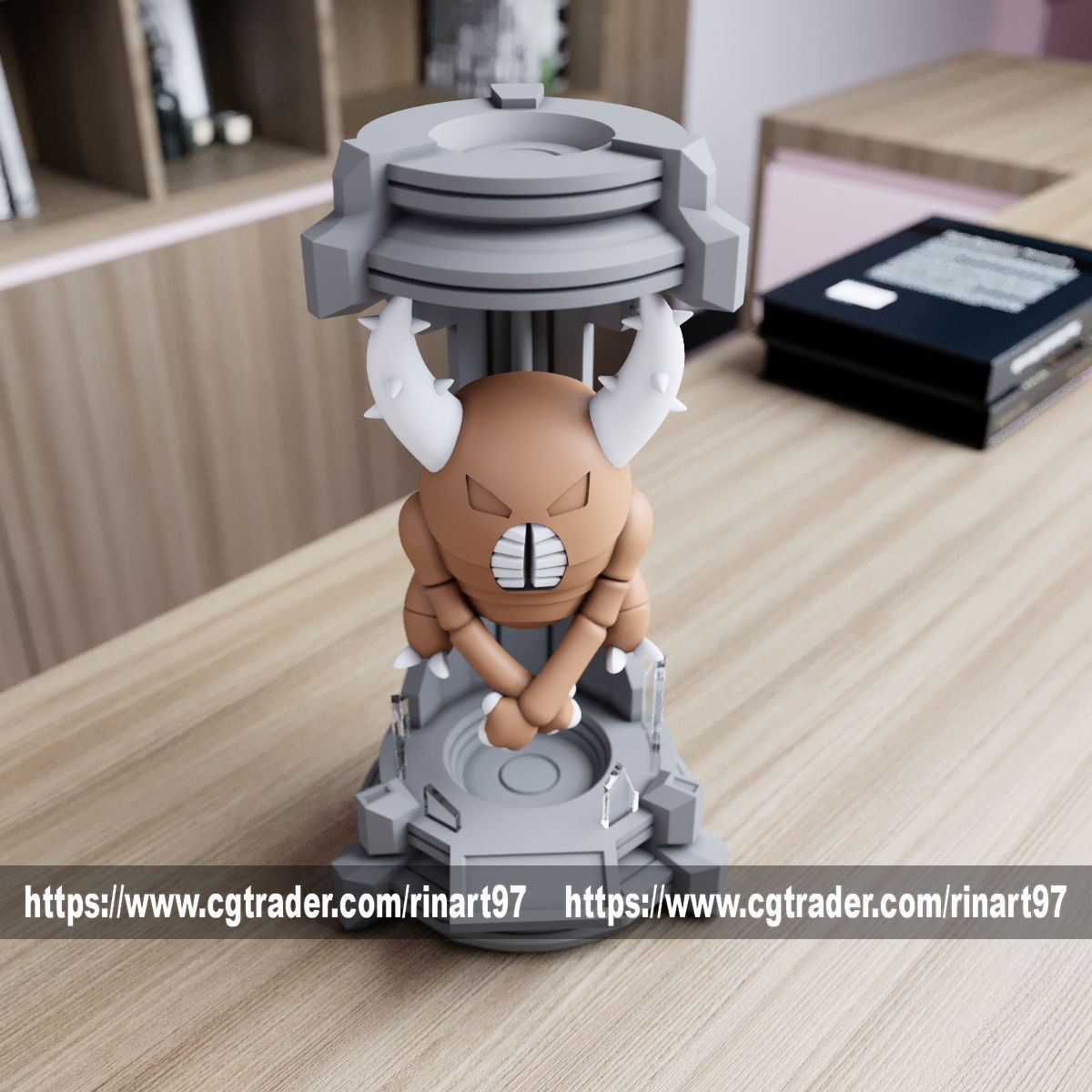 Pinsir in the lab from pokemon 3D print model_9