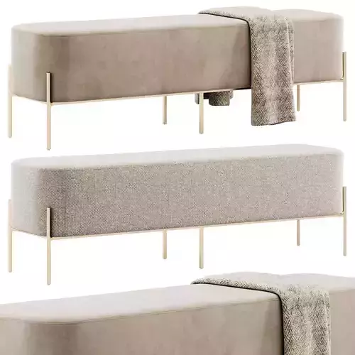 Harper Upholstered Bench 1400mm by Westwing