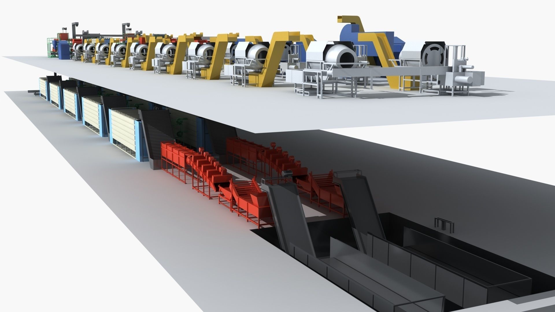 Industrial Equipment 5-Tea Assembly Production Line 3D model_3