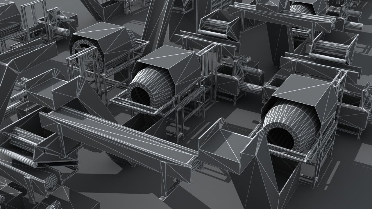 Industrial Equipment 5-Tea Assembly Production Line 3D model_23