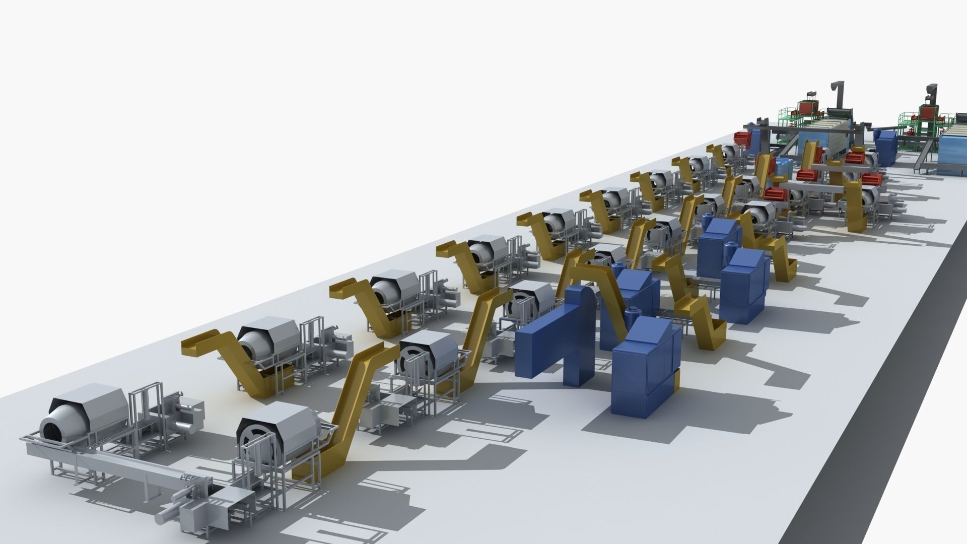 Industrial Equipment 5-Tea Assembly Production Line 3D model_4