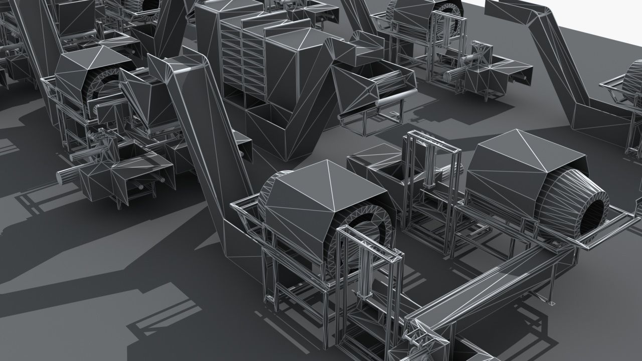 Industrial Equipment 5-Tea Assembly Production Line 3D model_22