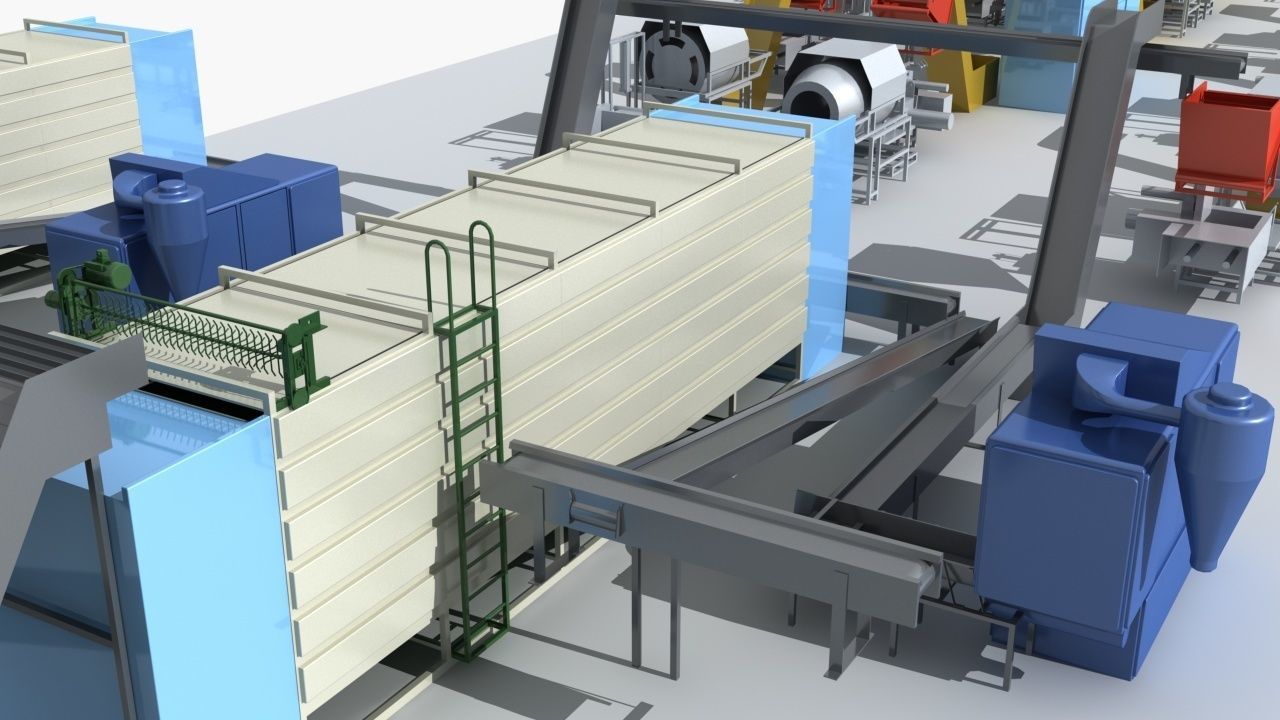 Industrial Equipment 5-Tea Assembly Production Line 3D model_11