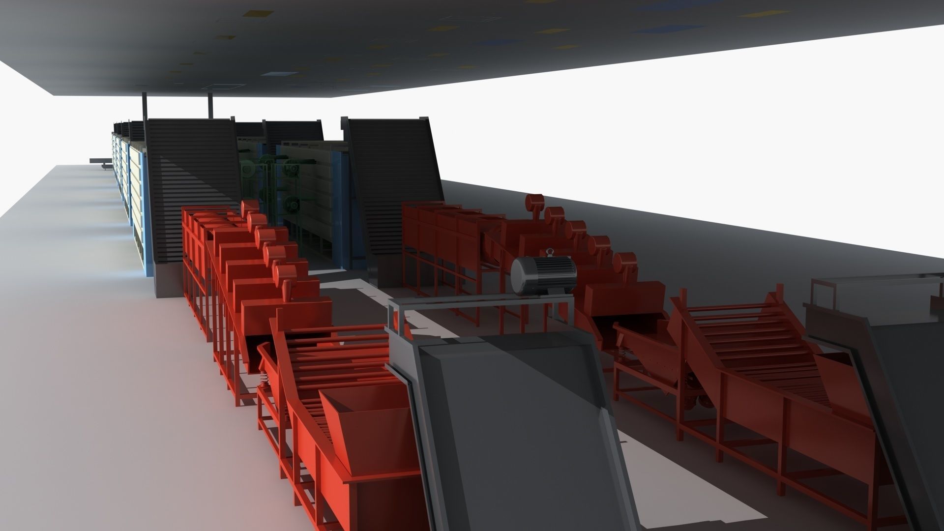 Industrial Equipment 5-Tea Assembly Production Line 3D model_5