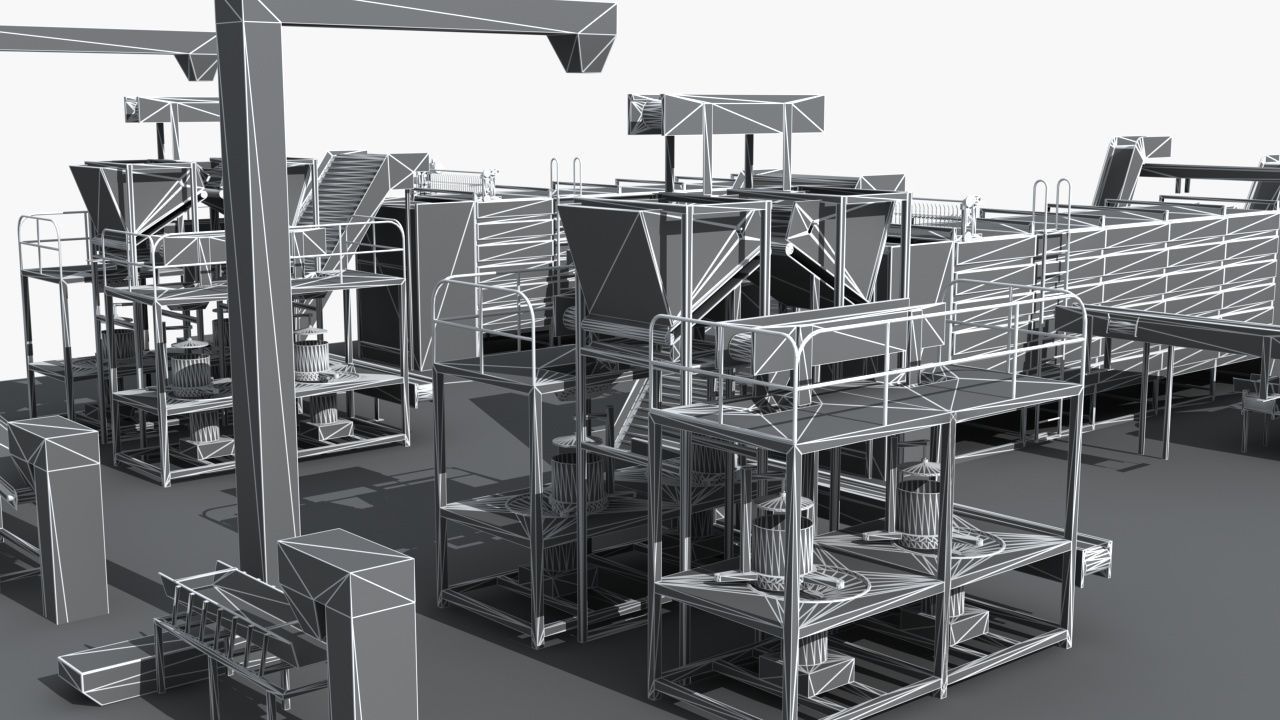 Industrial Equipment 5-Tea Assembly Production Line 3D model_20