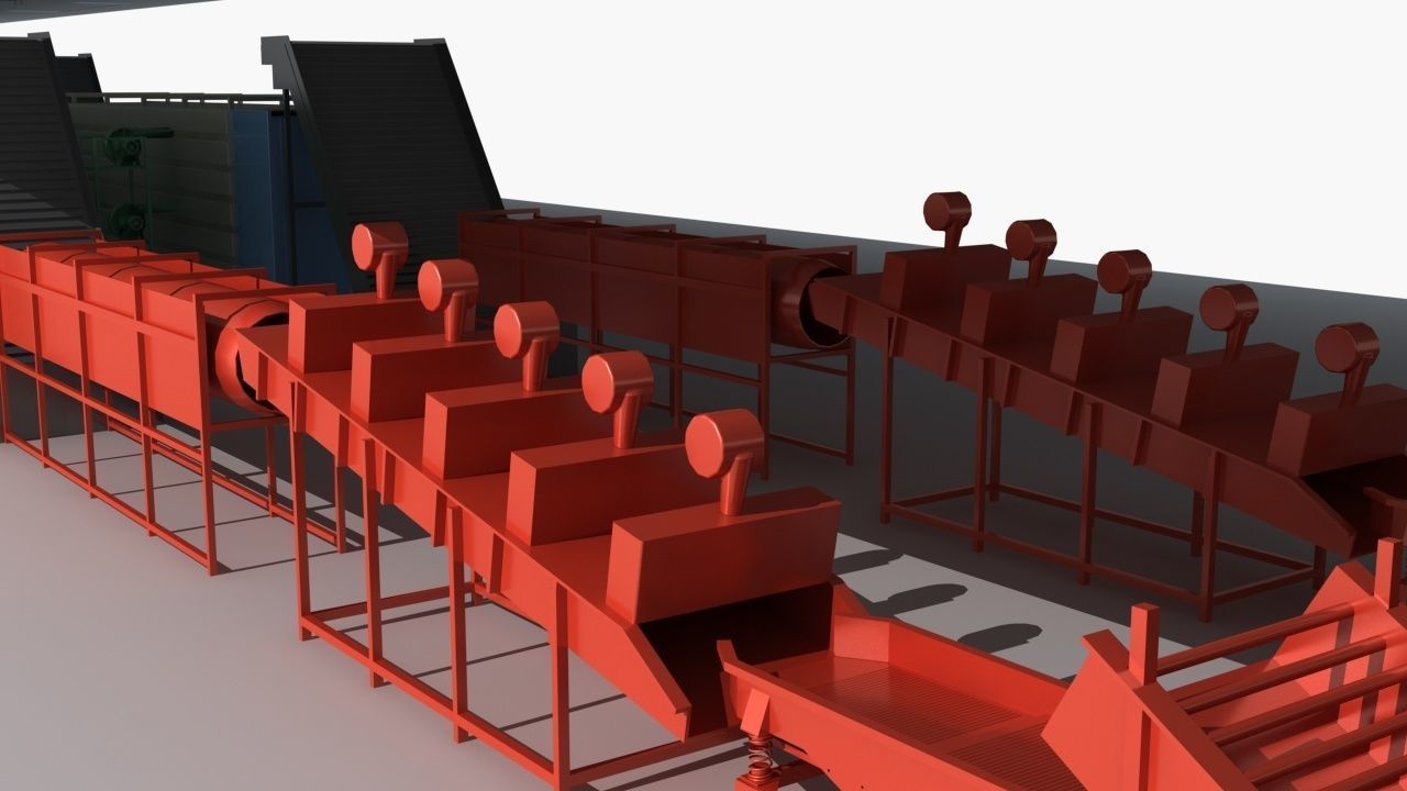 Industrial Equipment 5-Tea Assembly Production Line 3D model_6