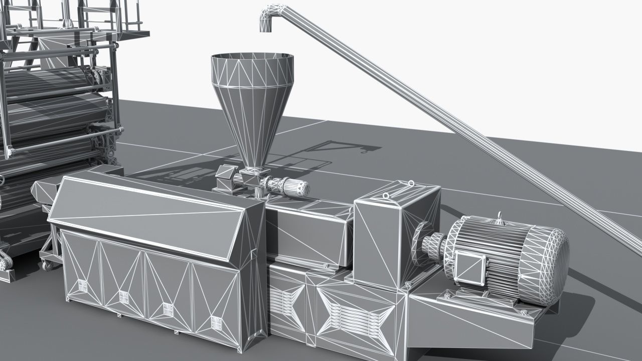 Industrial Equipment 6-Floor Production Line 3D model_17