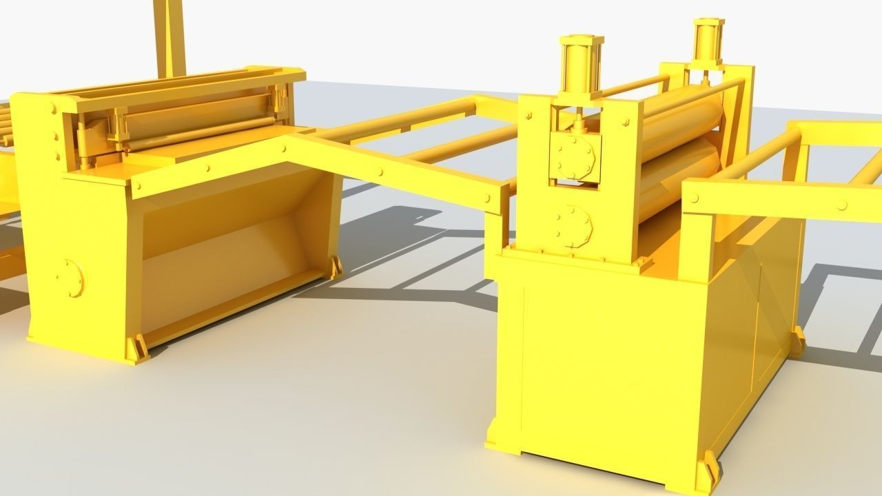 Industrial Equipment 6-Floor Production Line 3D model_10