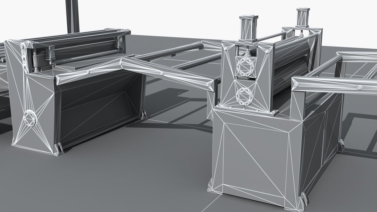 Industrial Equipment 6-Floor Production Line 3D model_20